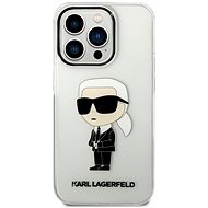 Karl Lagerfeld IML Ikonik NFT iPhone 14 Pro átlátszó hátlap tok - Telefon tok