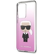 Karl Lagerfeld Degrade Cover for Samsung Galaxy S20 Ultra, Pink - Phone Cover