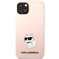 Karl Lagerfeld Liquid Silicone Choupette NFT iPhone 13 rózsaszín hátlap tok - Telefon tok