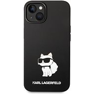 Karl Lagerfeld Liquid Silicone Choupette NFT Back Cover for iPhone 14 Black - Phone Cover