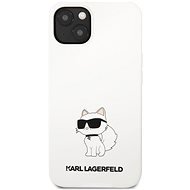 Karl Lagerfeld Liquid Silicone Choupette NFT Back Cover for iPhone 13 White - Phone Cover