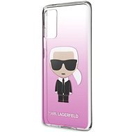 Karl Lagerfeld Degrade Cover for Samsung Galaxy S20, Pink - Phone Cover