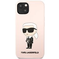 Karl Lagerfeld Liquid Silicone Ikonik NFT iPhone 13 rózsaszín hátlap tok - Telefon tok