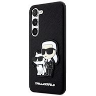 Karl Lagerfeld PU Saffiano Karl and Choupette NFT Samsung Galaxy S23 Black tok - Telefon tok