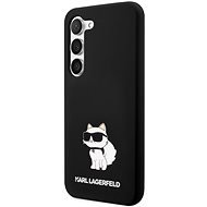 Karl Lagerfeld Liquid Silicone Choupette NFT Samsung Galaxy S23 Black tok - Telefon tok