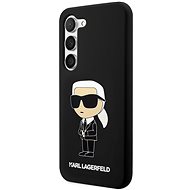 Karl Lagerfeld Liquid Silicone Ikonik NFT Zadní Kryt pro Samsung Galaxy S23+ Black - Phone Cover