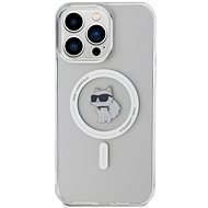 Karl Lagerfeld IML Choupette MagSafe Zadní Kryt pro iPhone 15 Pro Max Transparent - Phone Cover