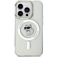 Karl Lagerfeld IML Choupette MagSafe Zadní Kryt pro iPhone 15 Pro Transparent - Phone Cover