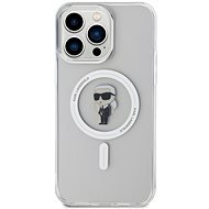 Karl Lagerfeld IML Ikonik iPhone 15 Pro Max MagSafe átlátszó tok - Telefon tok