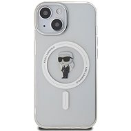 Karl Lagerfeld IML Ikonik MagSafe Back Cover for iPhone 15 Transparent - Phone Cover