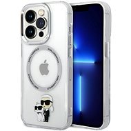 Karl Lagerfeld IML Karl and Choupette NFT iPhone 15 Pro Max MagSafe átlátszó tok - Telefon tok