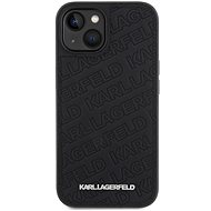 Karl Lagerfeld PU Quilted Pattern Back Cover for iPhone 15 Black - Phone Cover