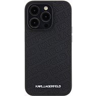 Karl Lagerfeld PU Quilted Pattern Zadní Kryt pro iPhone 15 Pro Black - Phone Cover