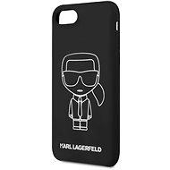 Karl Lagerfeld Ikonic na iPhone 8/SE 2020 Black - Kryt na mobil