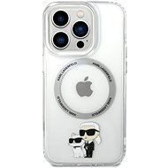 Karl Lagerfeld IML Karl and Choupette NFT iPhone 13 Pro átlátszó MagSafe hátlap tok - Telefon tok