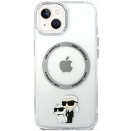 Karl Lagerfeld IML Karl and Choupette NFT MagSafe Back Cover für iPhone 14 Transparent - Handyhülle