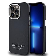 Karl Lagerfeld Grained PU Hotel RSG Back Cover for iPhone 13 Pro Max Black - Phone Cover