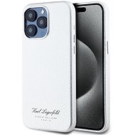 Karl Lagerfeld Grained PU Hotel RSG Back Cover for iPhone 15 Pro Grey - Phone Cover