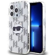 Karl Lagerfeld IML Electroplated Choupette Head Back Cover for iPhone 15 Pro Max Transparent - Phone Cover