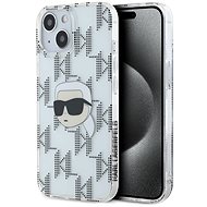 Karl Lagerfeld IML Electroplated Karl Head Back Cover for iPhone 15 Transparent - Phone Cover