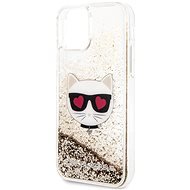 Karl Lagerfeld Heads Glitter az iPhone 11-hez arany - Telefon tok