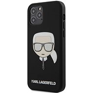 Karl Lagerfeld Glitter Head - Apple iPhone 12/12 Pro, Black - Telefon tok