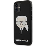 Karl Lagerfeld Glitter Head for Apple iPhone 12 Mini, Black - Phone Cover