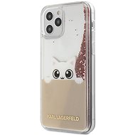 Karl Lagerfeld Liquid Glitter Peek a Boo for Apple iPhone 12/12 Pro, Pink - Phone Cover