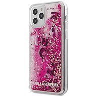Karl Lagerfeld Liquid Glitter Charms for Apple iPhone 12/12 Pro, Pink - Phone Cover