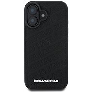 Karl Lagerfeld PU Quilted Pattern Back Cover for iPhone 16 Pro Max Black - Phone Cover