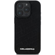 Karl Lagerfeld PU Quilted Pattern Back Cover for iPhone 16 Pro Black - Phone Cover