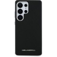 Karl Lagerfeld PU Saffiano Metal Logo and Frame Back Cover for Samsung Galaxy S25 Ultra Black - Phone Cover