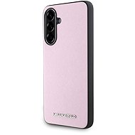 Karl Lagerfeld PU Saffiano Metal Logo Back Cover for Samsung Galaxy A56 Pink - Phone Cover