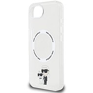 Karl Lagerfeld IML Karl and Choupette MagSafe Back Cover for iPhone 16e/17e Transparent - Phone Cover