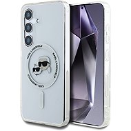 Karl Lagerfeld IML K&CH Heads MagSafe Back Cover for Samsung Galaxy S25 Transparent - Phone Cover