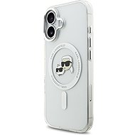 Karl Lagerfeld IML K&CH Heads Metal Frame MagSafe Back Cover for iPhone 17 Transparent - Phone Cover