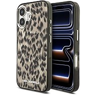 Karl Lagerfeld IML Leopard MagSafe Back Cover for iPhone 17 Brown - Phone Cover