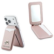 Karl Lagerfeld Mirror MagSafe Cardslot Wallet with Stand Pink -  MagSafe Wallet