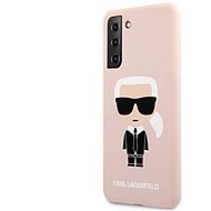 Karl Lagerfeld Iconic Full Body Silikon Cover für Samsung Galaxy S21 - pink - Handyhülle