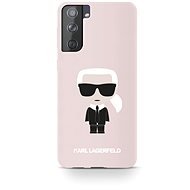 Karl Lagerfeld Iconic Full Body szilikon tok Samsung Galaxy S21+ készülékhez, rózsaszín - Telefon tok