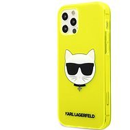 Karl Lagerfeld TPU Choupette Head Kryt für Apple iPhone 12/12 Pro Fluo Gelb - Handyhülle