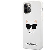 Karl Lagerfeld Choupette Head Silicone Case for Apple iPhone 12/12 Pro, Light White - Phone Cover