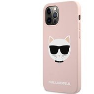 Karl Lagerfeld Choupette Head Silikónový Kryt pre Apple iPhone 12 Pro Max Pink - Kryt na mobil