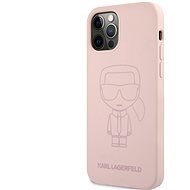 Karl Lagerfeld Iconic Outline tok  Apple iPhone 12 Pro Max Tone on Tone Pink - Telefon tok