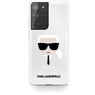 Karl Lagerfeld PC/TPU Head Samsung Galaxy S21 Ultra átlátszó tok - Telefon tok