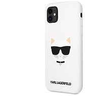 Karl Lagerfeld Choupette Head Silikonhülle für Apple iPhone 11 White - Handyhülle