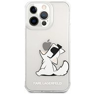 Karl Lagerfeld PC/TPU Choupette Eat Apple iPhone 13 Pro Max átlátszó tok - Telefon tok