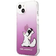 Karl Lagerfeld PC/TPU Choupette Eat Cover für Apple iPhone 13 mini - Pink - Handyhülle