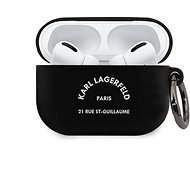 Karl Lagerfeld Rue St Guillaume Airpods Pro Black szilikon tok - Fülhallgató tok