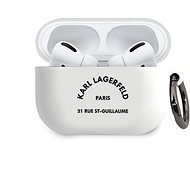 Karl Lagerfeld Rue St Guillaume Silicone Case for Airpods Pro White - Headphone Case